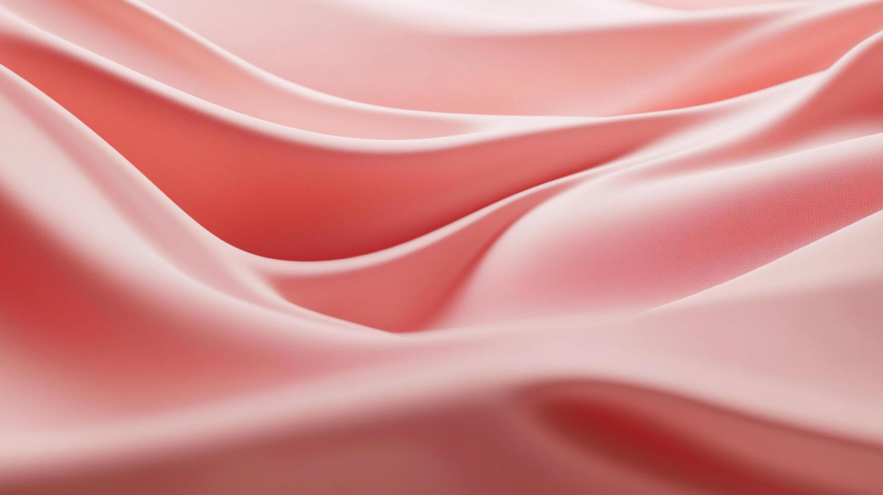 Elegant folds of a soft, pale rose fabric create a serene and inviting texture, perfect for backgrounds or design elements. Minimalist, soft and flowing. photo