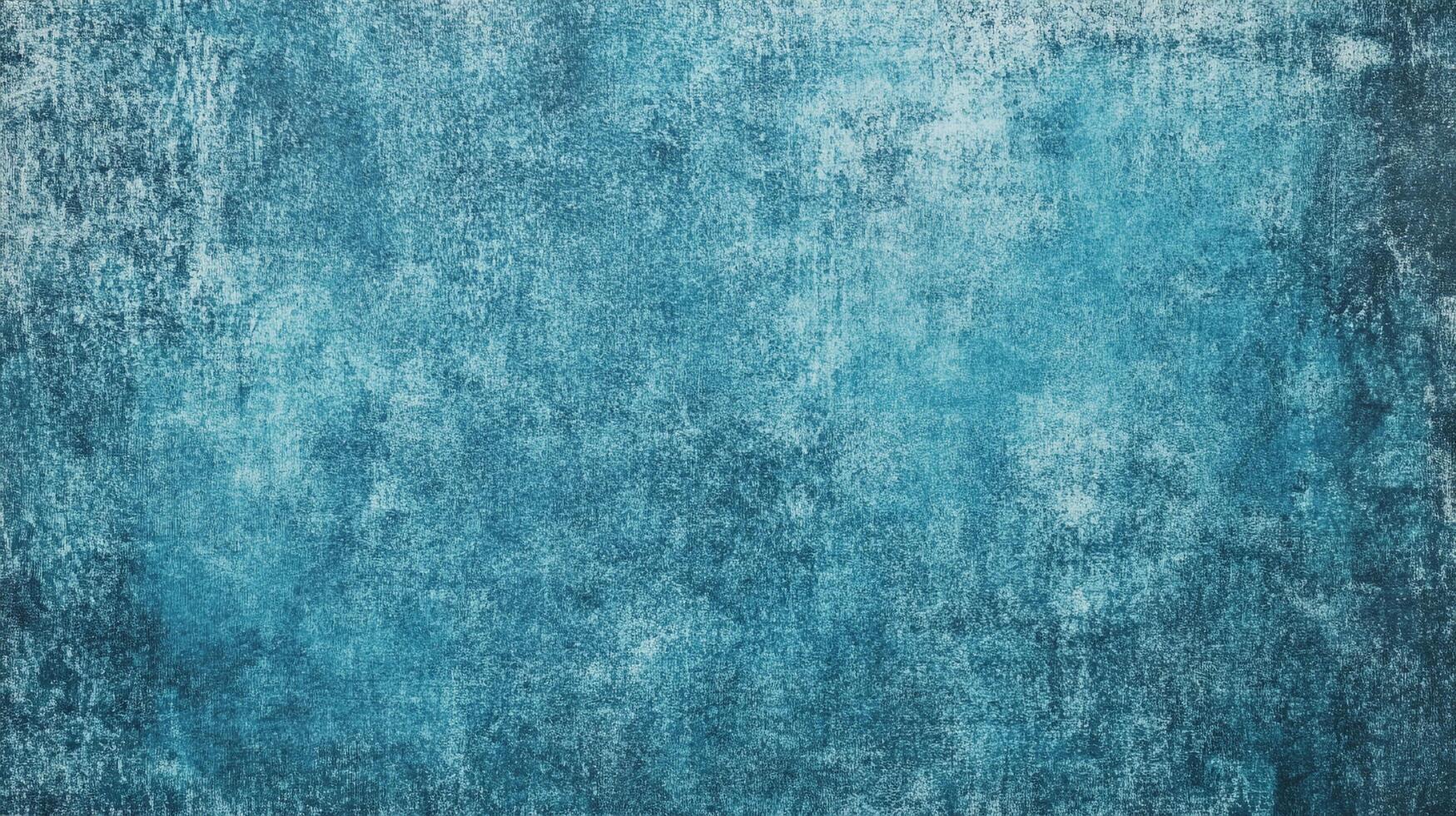 Textured teal and blue canvas surface creates a mottled effect, with a grunge aesthetic that blends depth and artistic character. photo
