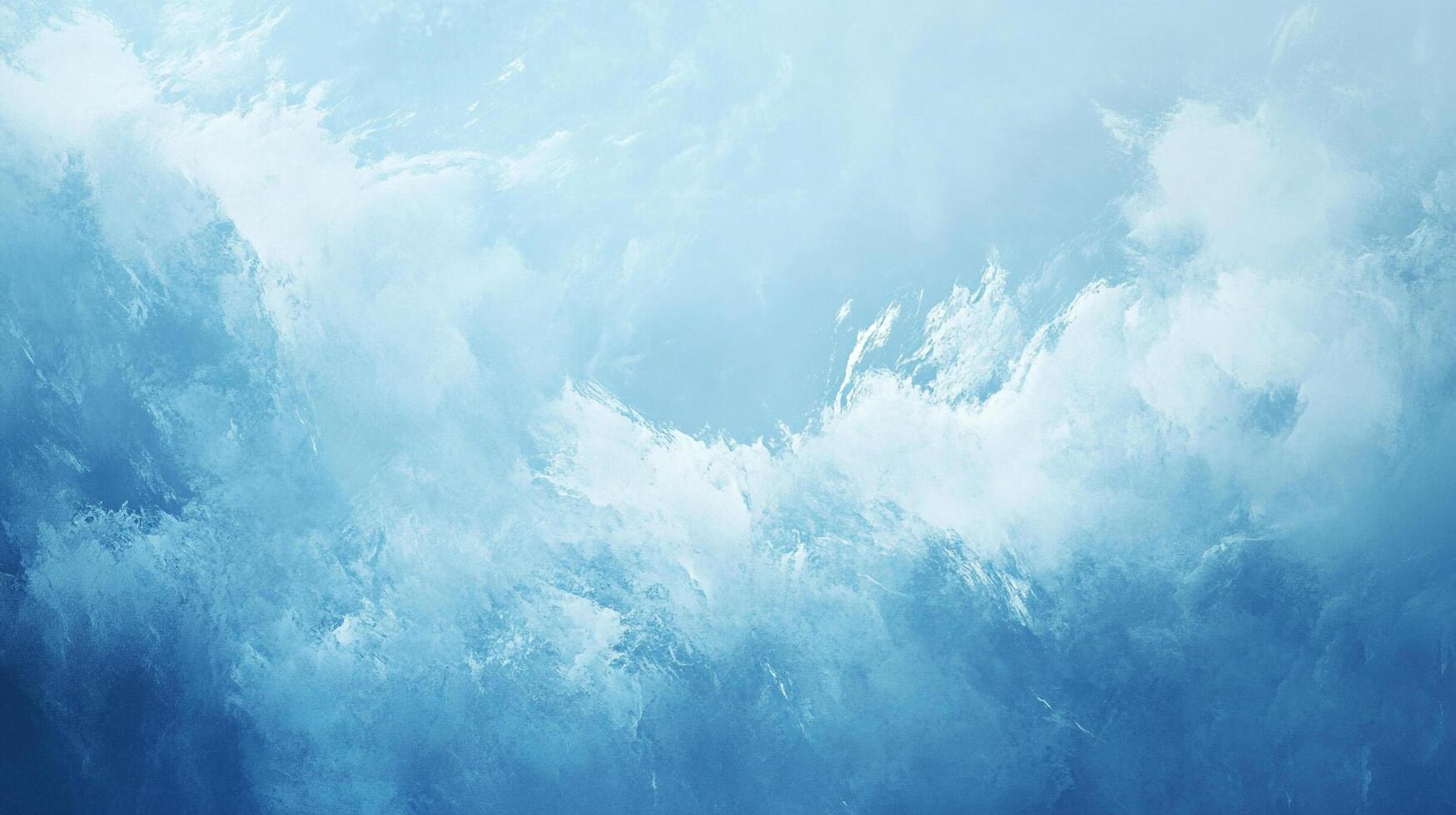 An abstract view of sky, with flowing clouds and tones of blue and white creating an open, light and airy feel. Space for creative works. photo
