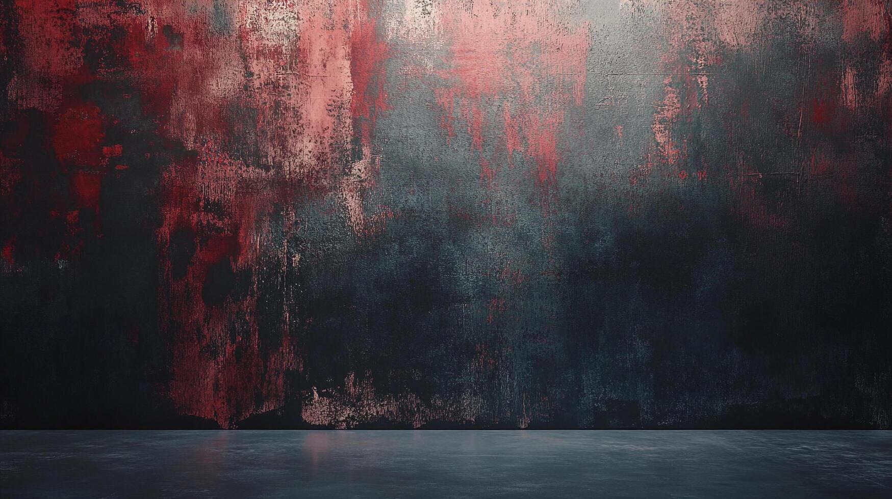 Abstract wall and floor texture with dark red and black, providing a dramatic backdrop, perfect for artistic projects and installations. photo