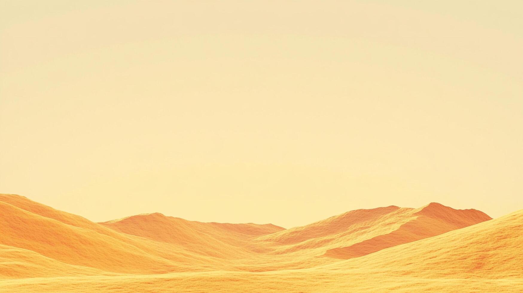 Serene desert landscape with soft, warm colors evoking tranquility, solitude, and the raw beauty of nature. photo