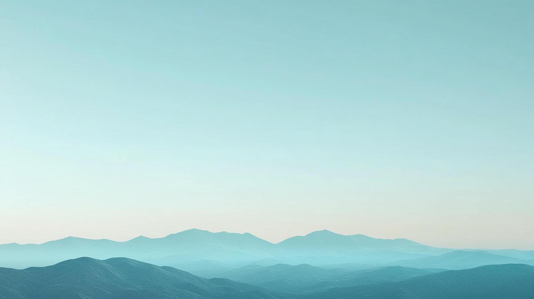 Serene mountain landscape with a gradient of blues. Perfect for relaxation and inspiration. Majestic peaks blending into a peaceful sky. photo