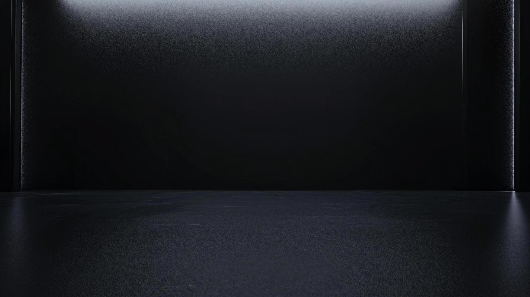 Monochrome background with a darkened interior and illuminated accent lighting for a sleek and modern aesthetic. Space to add subject. photo