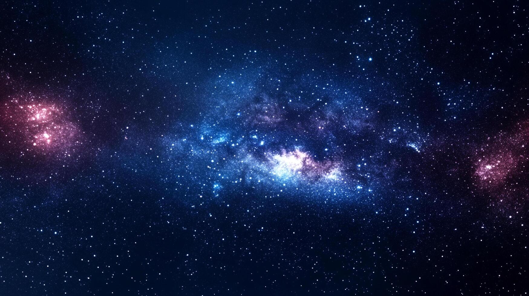 A vast, dark expanse dotted with distant stars and vibrant nebulae, a cosmic tapestry painted across the inky blackness of space, awe-inspiring. photo
