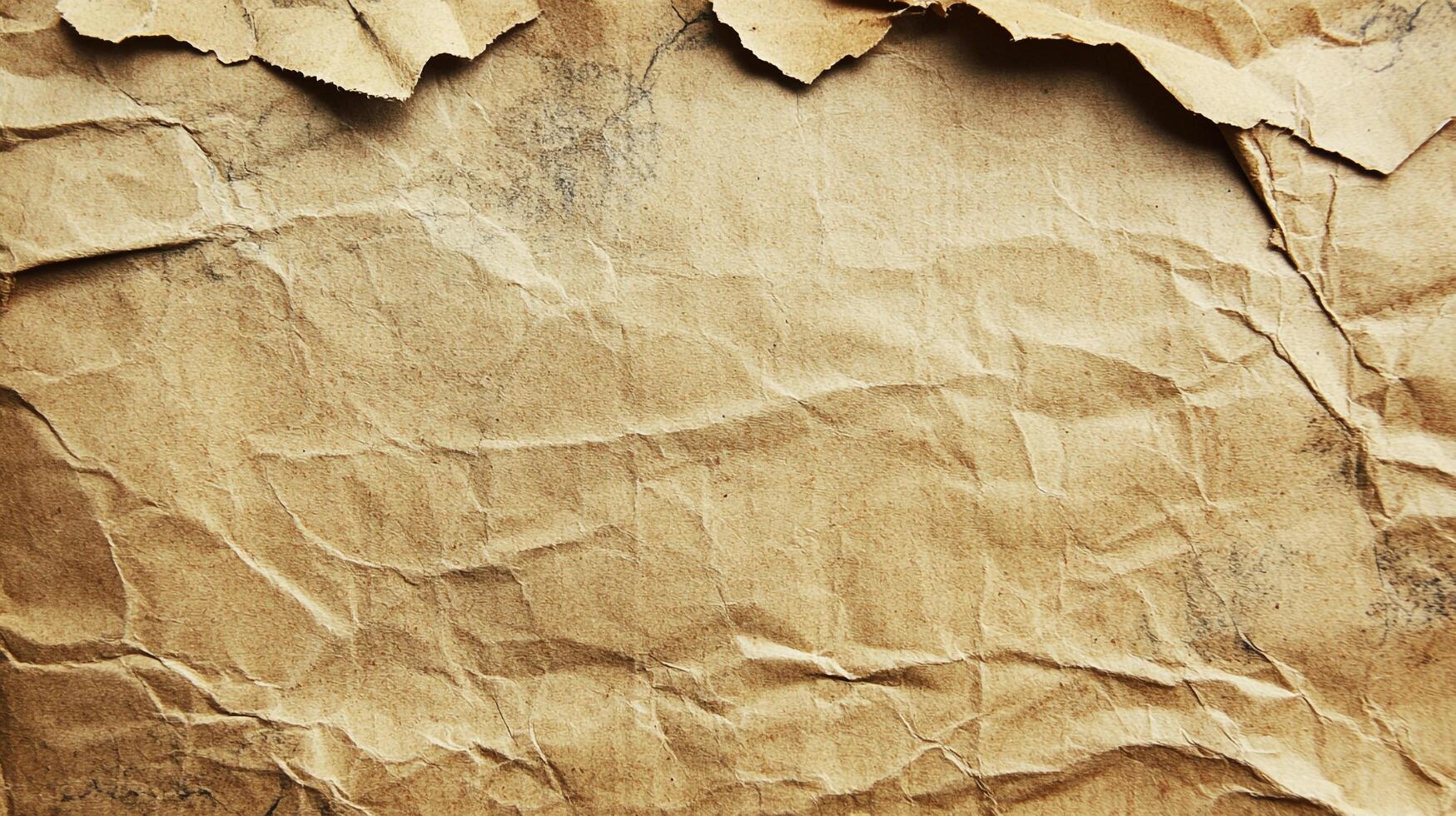 Vintage textured paper with aged, crumpled surface. Ideal for adding an authentic touch to your designs and creative projects. photo