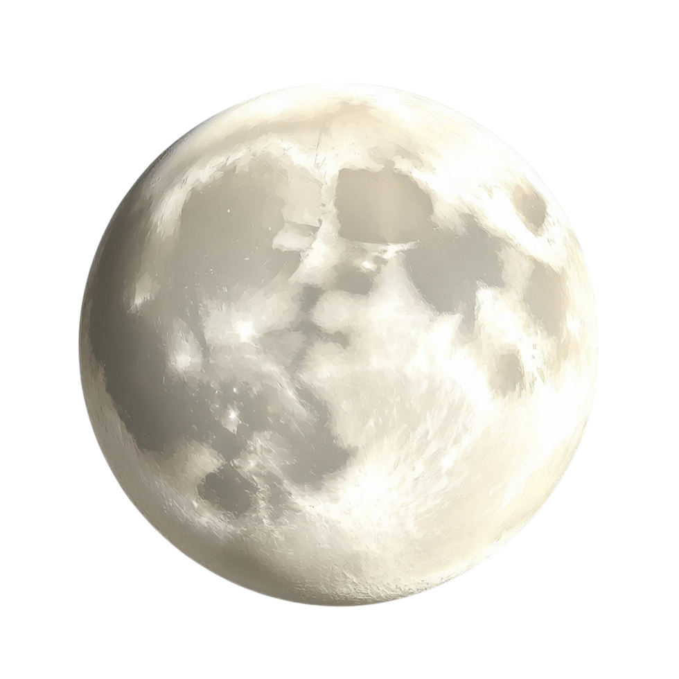The moon is shown in this image png