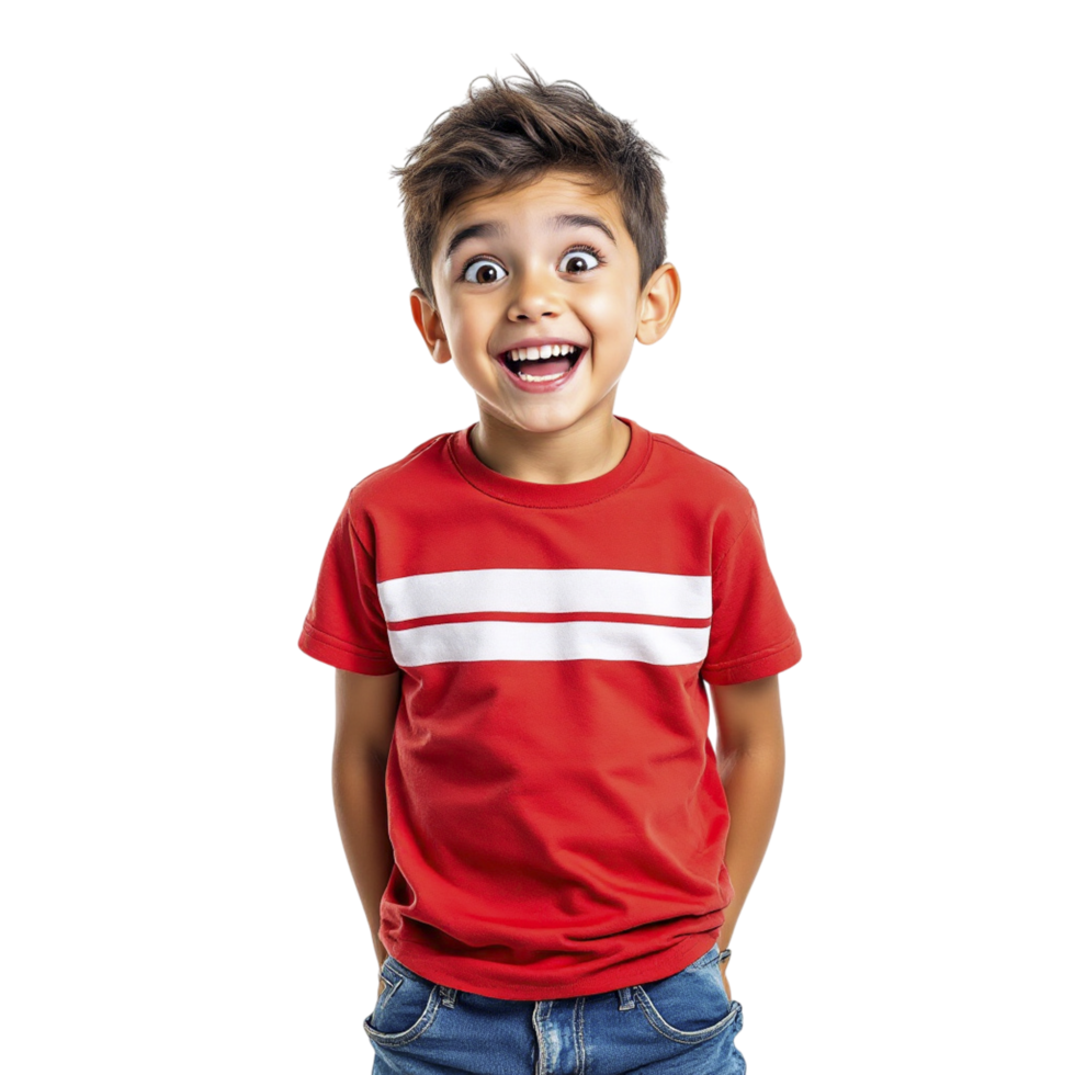 A young boy is smiling and posing for the camera png