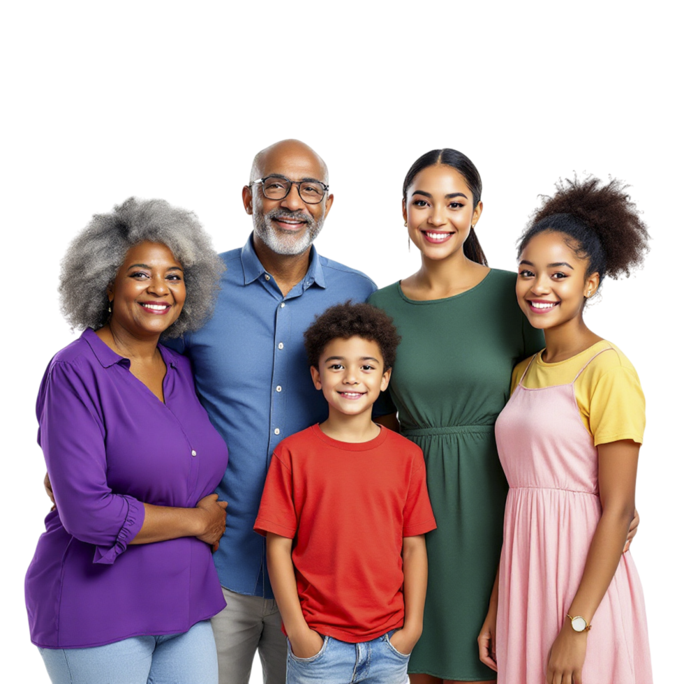 An image of a family with a child png