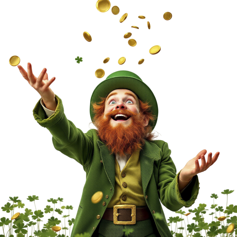 St patrick's day leprechaun png