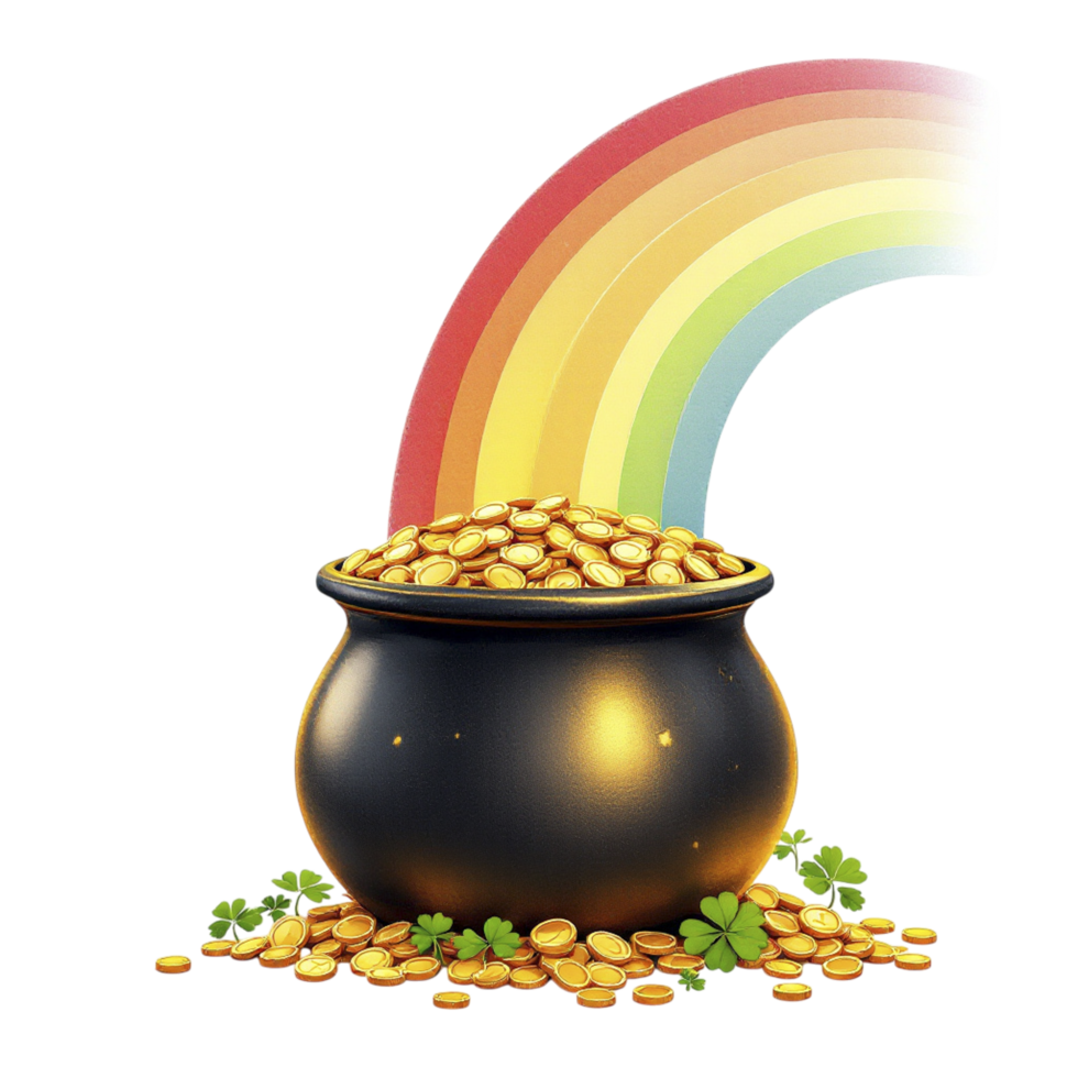 Pot of gold - st patrick's day png
