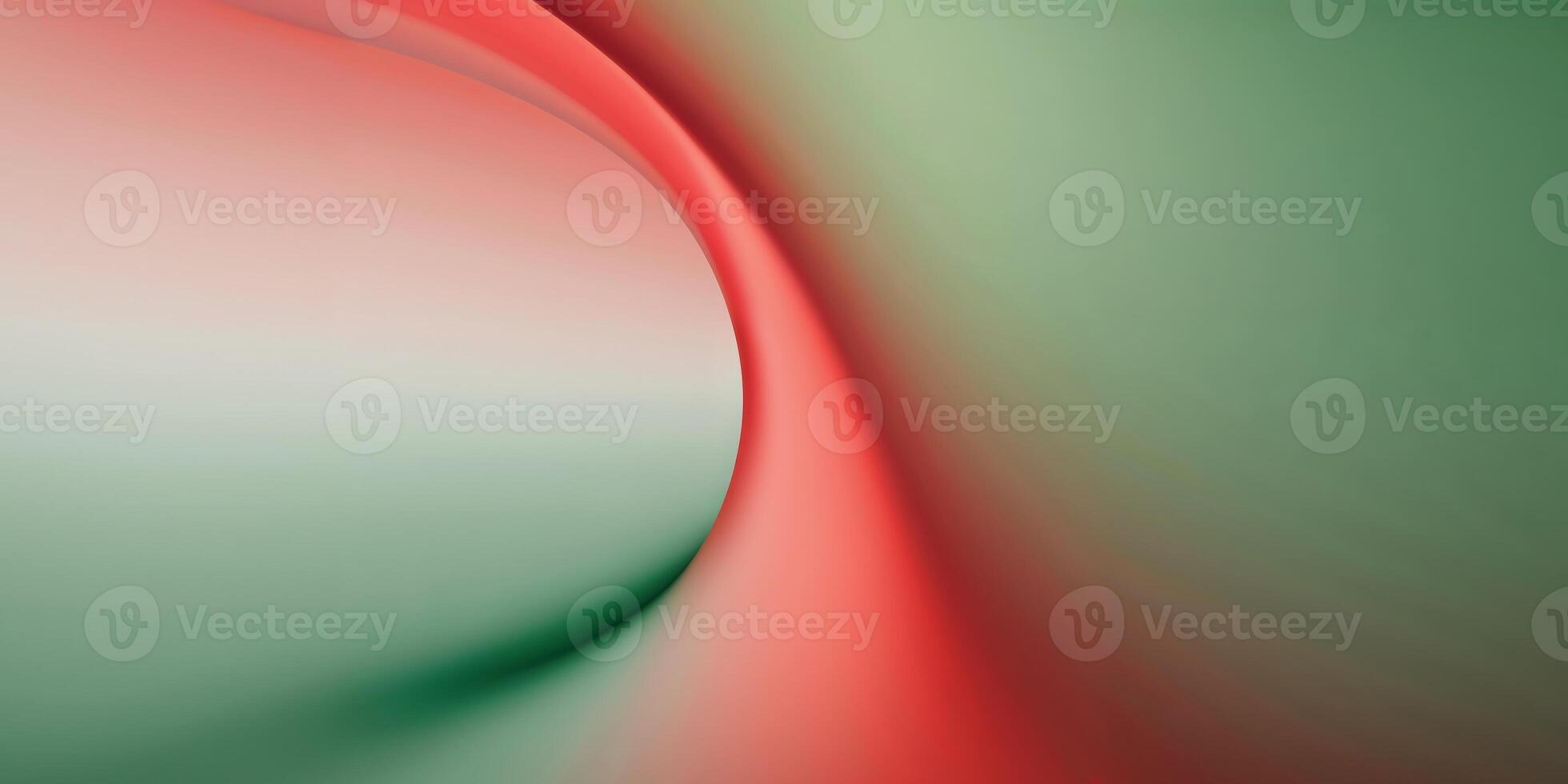 Blending red and green gradient background creating smooth color transition photo
