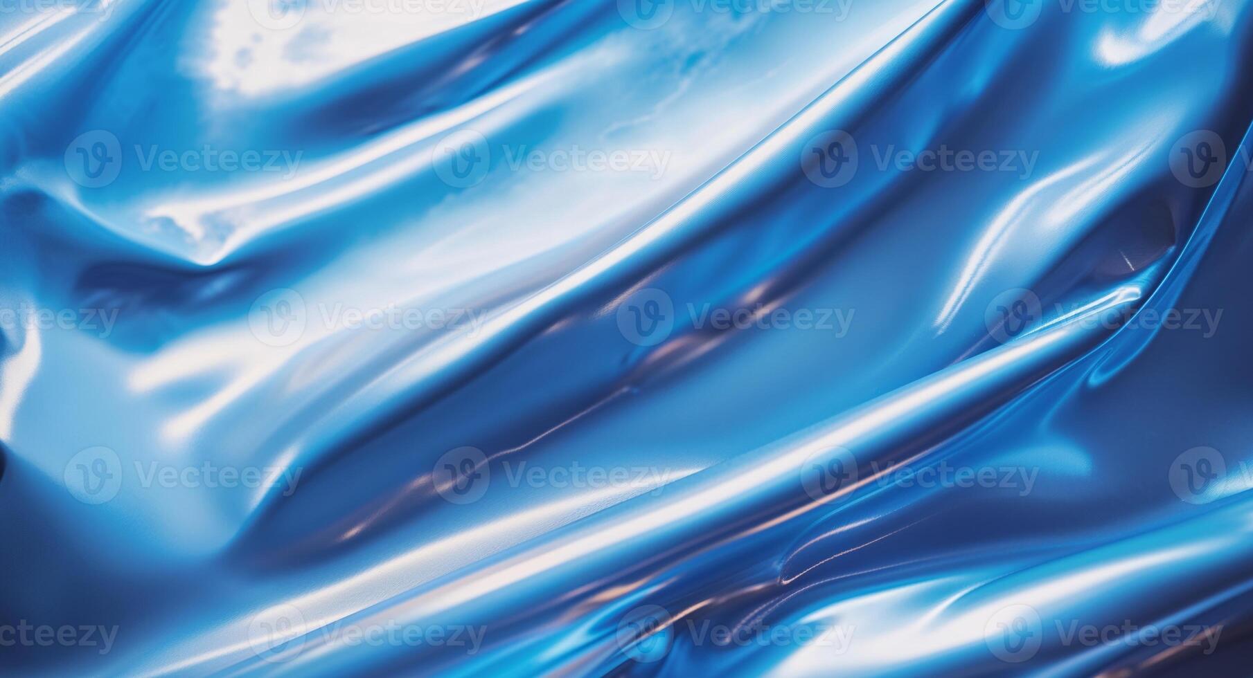 Bright blue metallic texture creates a sleek and modern background for various design applications photo