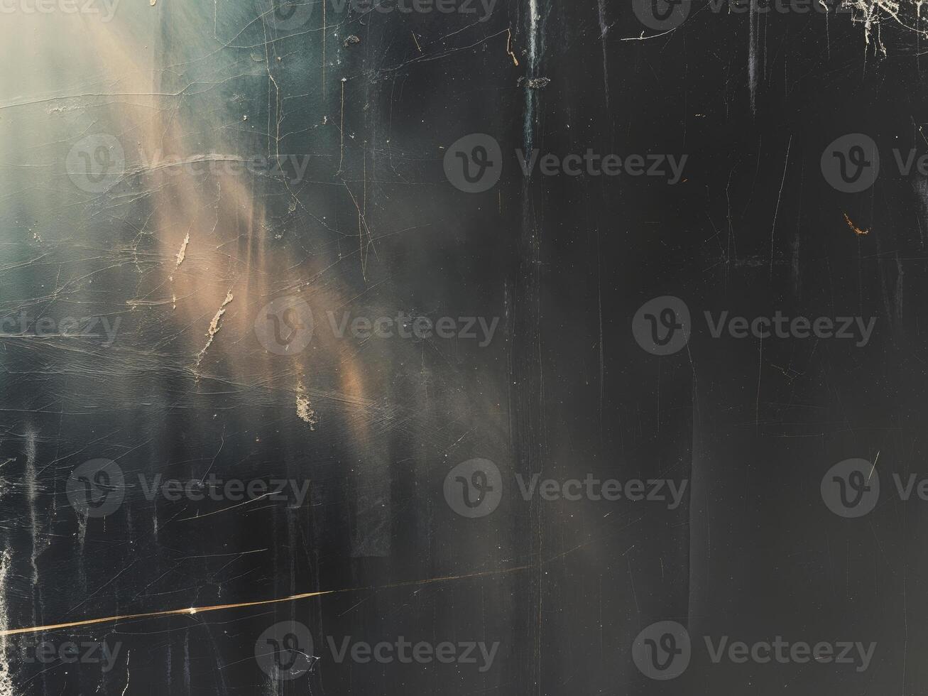 Light leak with a textured black background and grunge effect for overlay designs and vintage effects photo