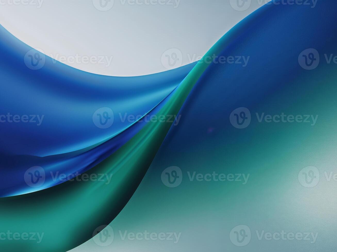 A blue and green background with a wave pattern photo