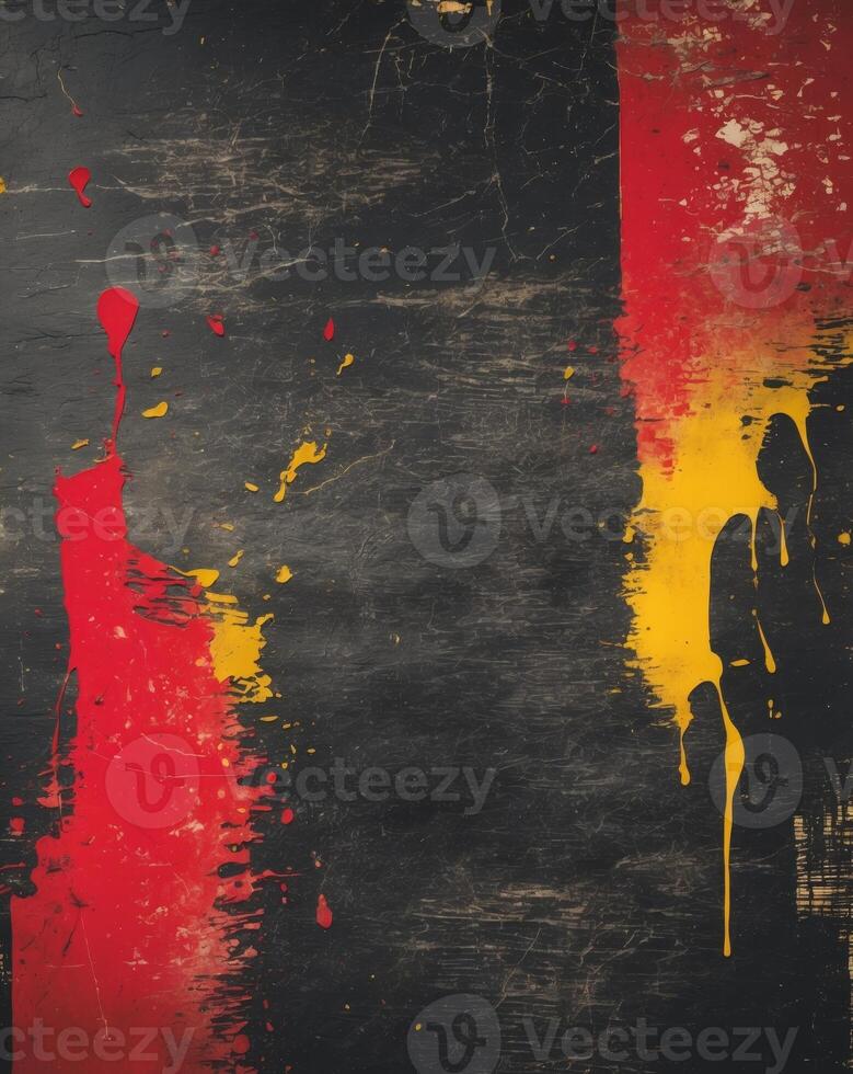 A grunge background with paint splatters photo