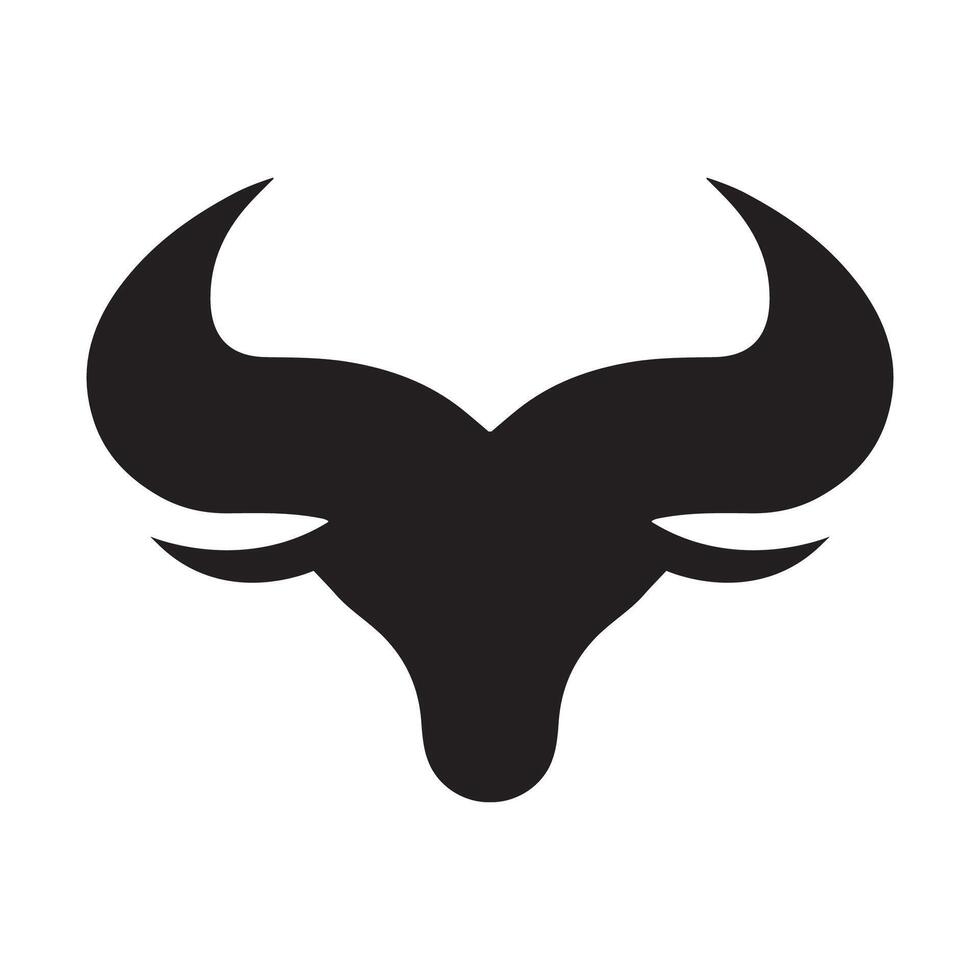 Bull logo, Bull head, Bull face, Cowboy, Cow head, Cow face, Angry bull, icon, cow icon vector