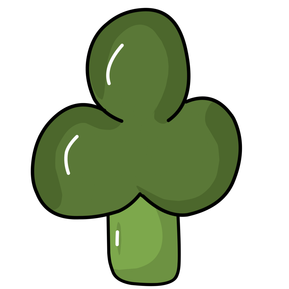 cute green broccoli vegetables for decoration png