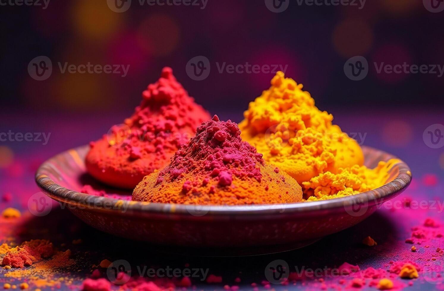 Traditional festive Indian pastries for Holi Festival of Colors goodly photo