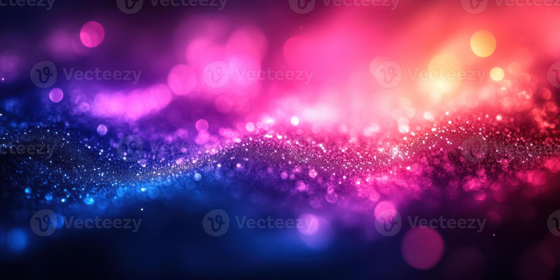 Colorful abstract light patterns create a vibrant atmosphere in a mesmerizing display of sparkle and glow photo