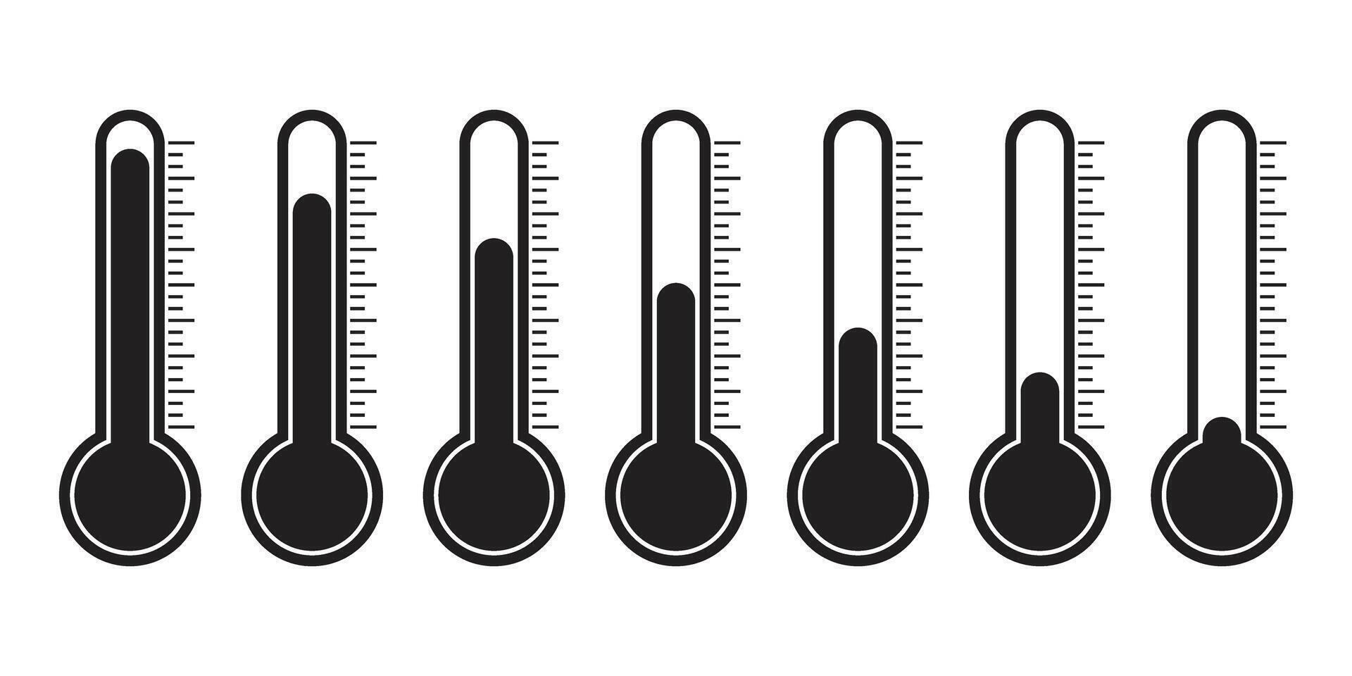 Thermometer icon illustration vector