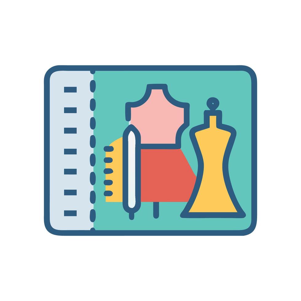 Fashion Design Icon Set for Creatives vector