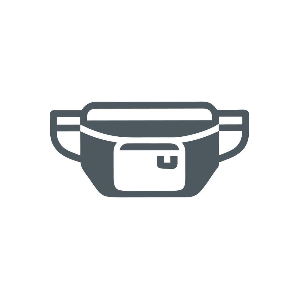 Fashionable Belt Bag for Stylish Looks vector