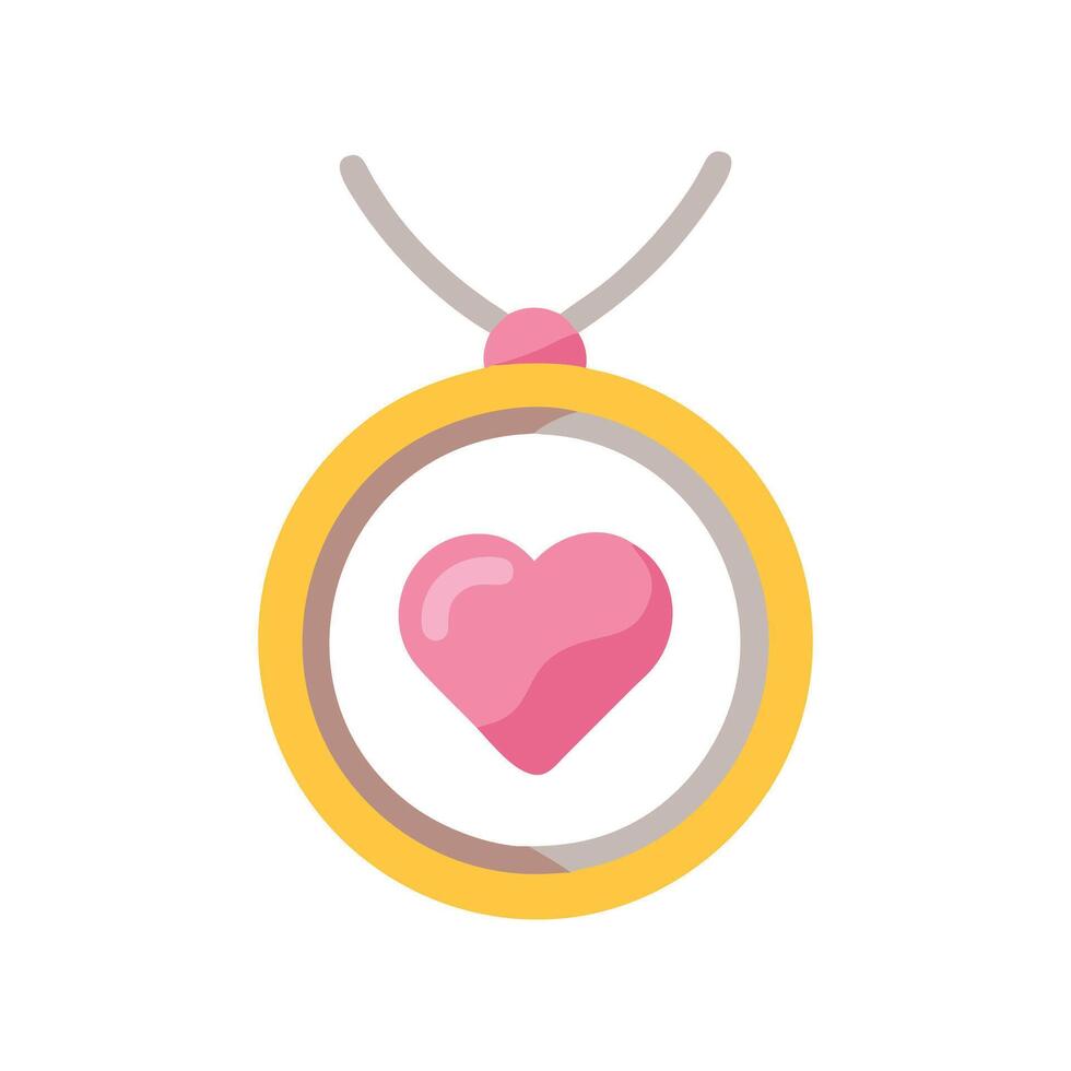 Artistic Locket Icon for Creative Designs vector