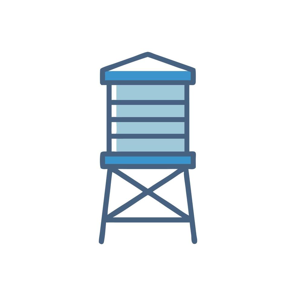 Functional Water Tank Icon for Utilities vector