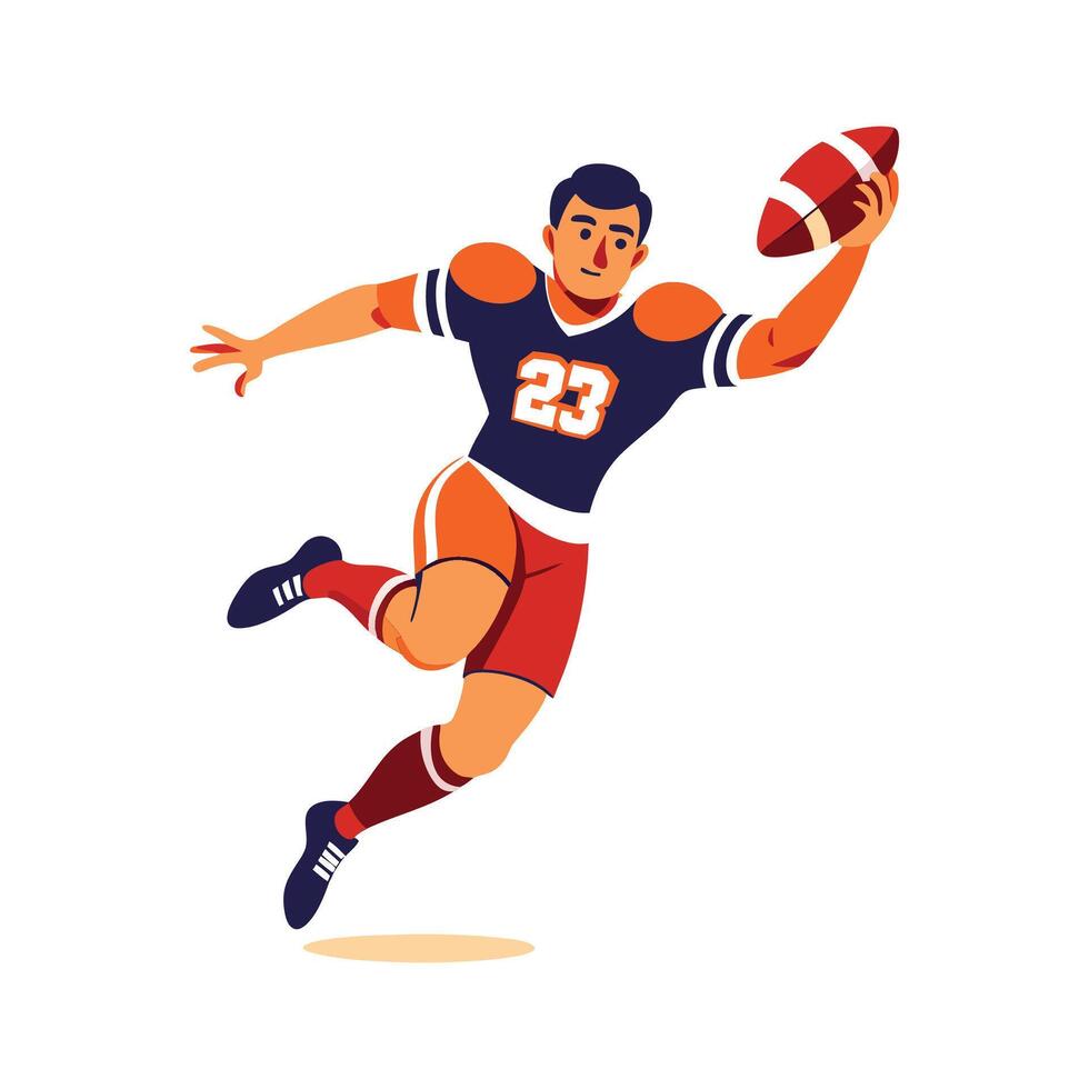 Football Player Blocking Shot with Body Icon vector