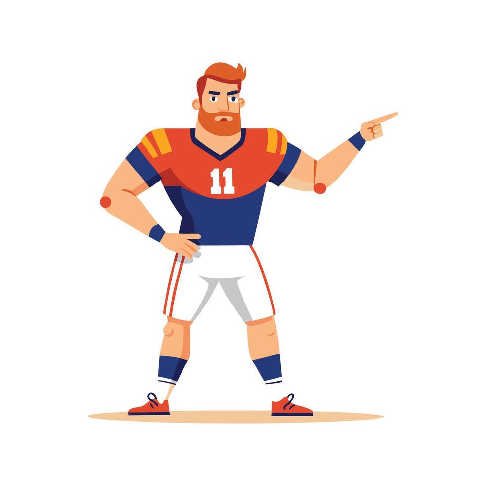 Player Giving Instructions During Game vector