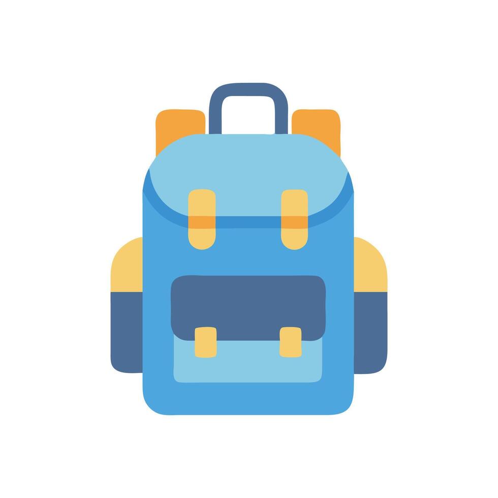 Modern Backpack Icon Design vector