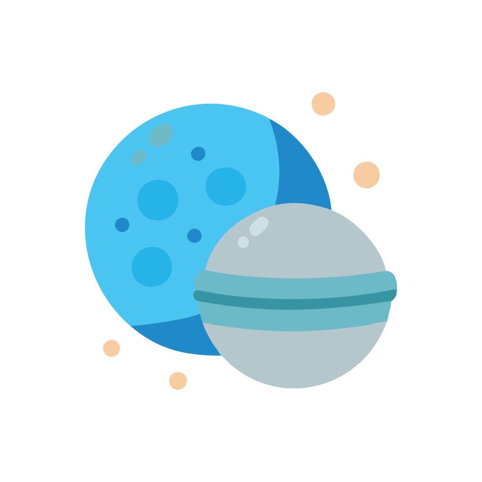 Relaxing Bath Bomb Icon for Spa vector
