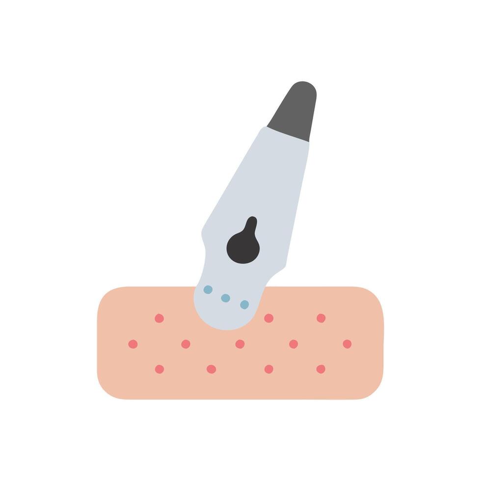 Modern Blackhead Remover Icon for Cleansing vector