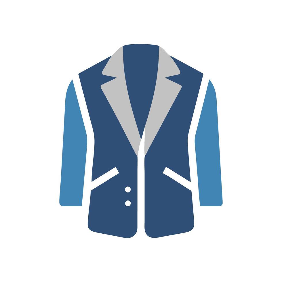 Elegant Blazer Icon for Fashion Style vector
