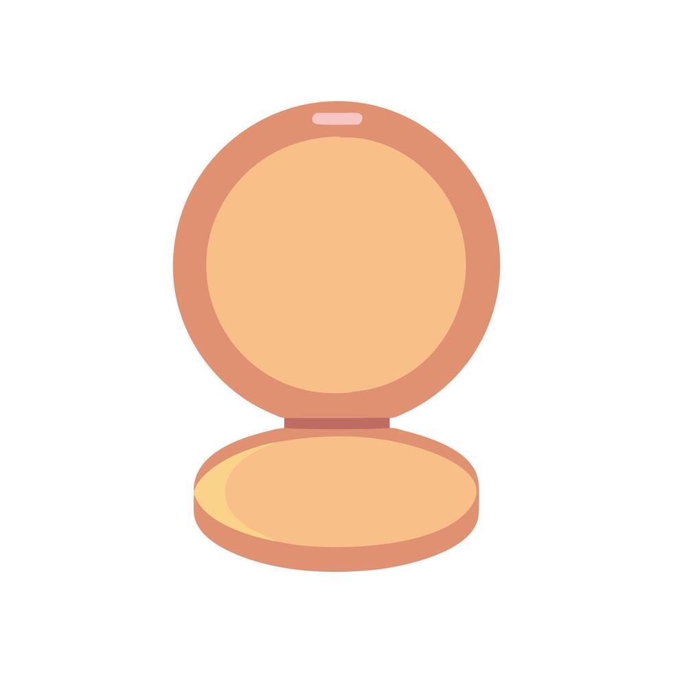 Modern Bronzer Compact Icon Design vector