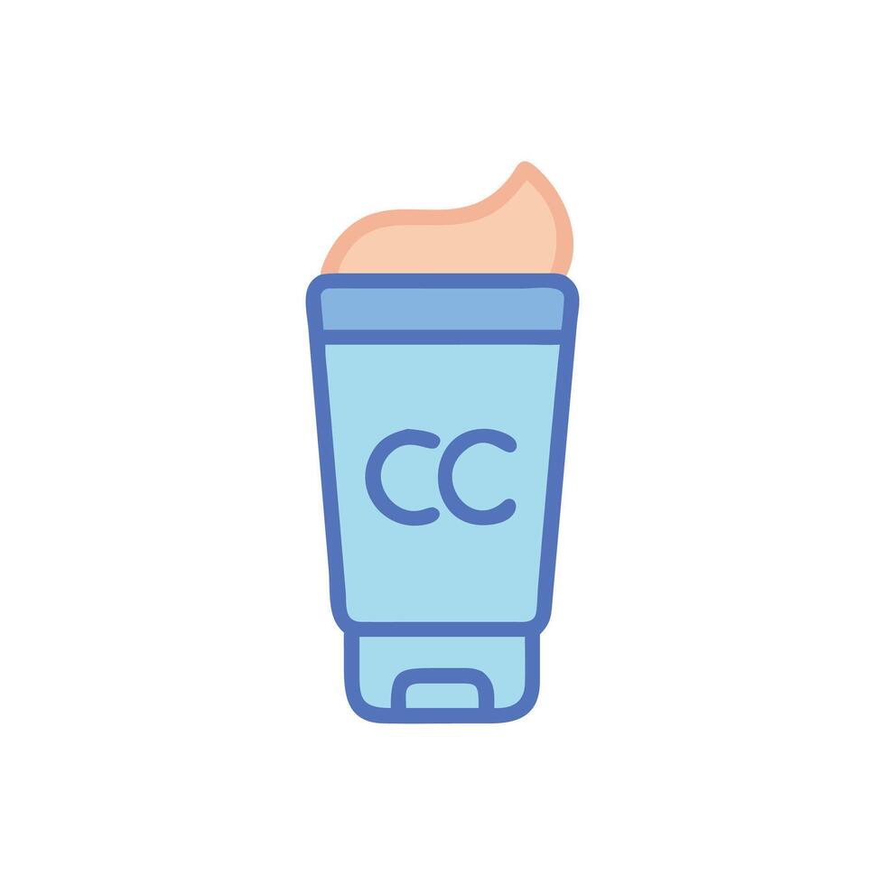 CC Cream Icon for Flawless Skin vector