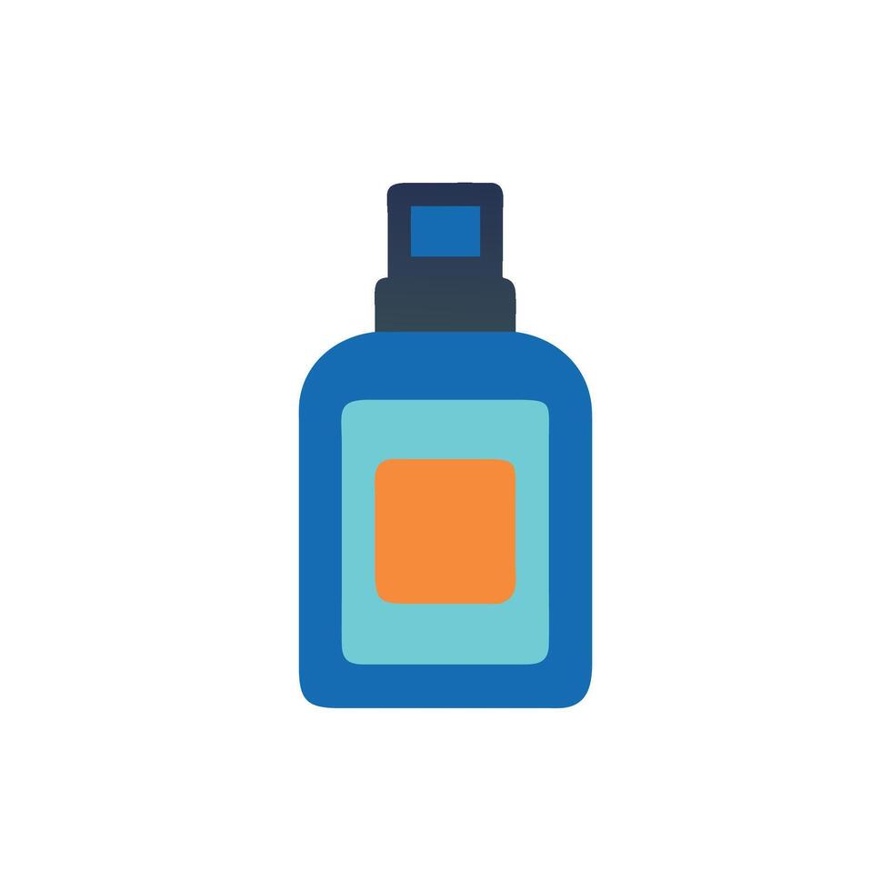 Modern Cologne Bottle Icon Design vector