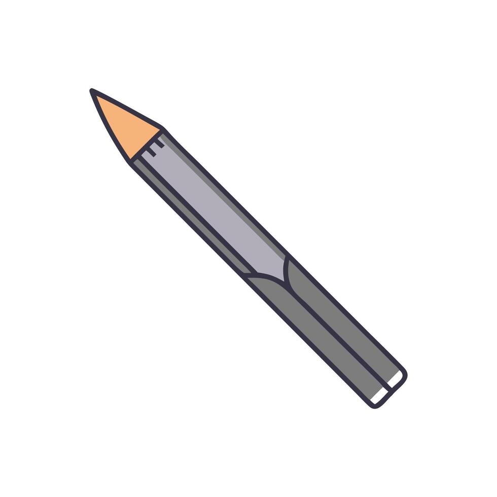 Modern Eyebrow Pencil Icon Design vector