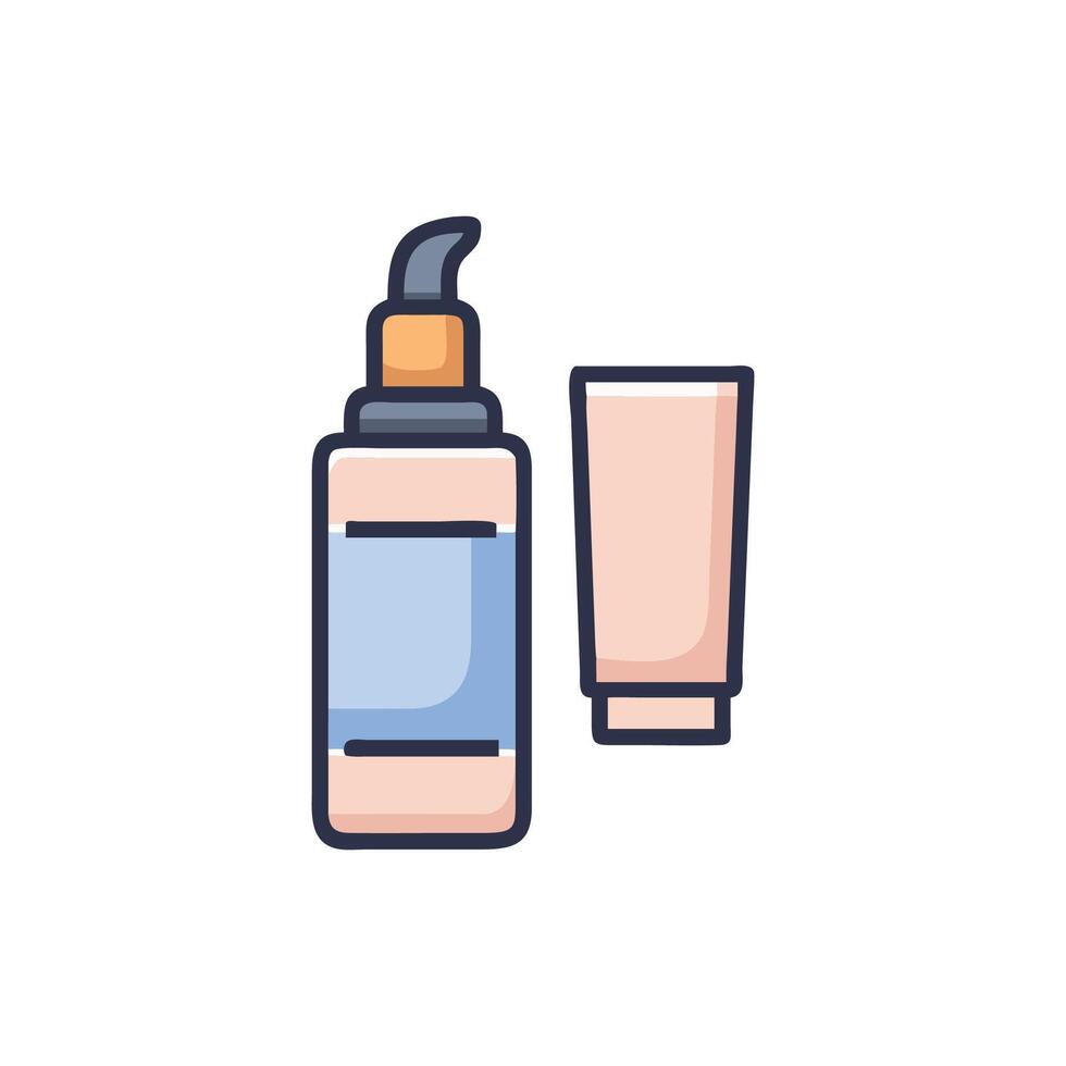 Stylish Face Primer Icon for Makeup Base vector