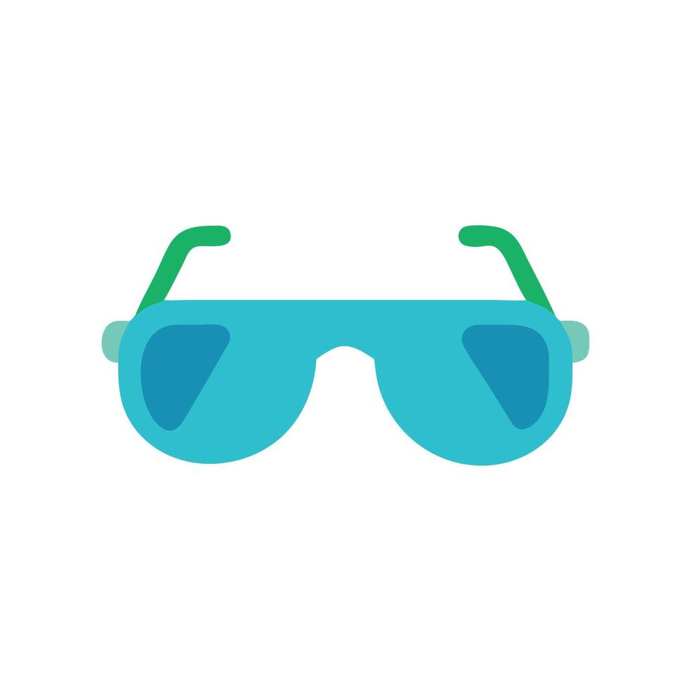 Chic Sunglasses Flat Icon Design vector
