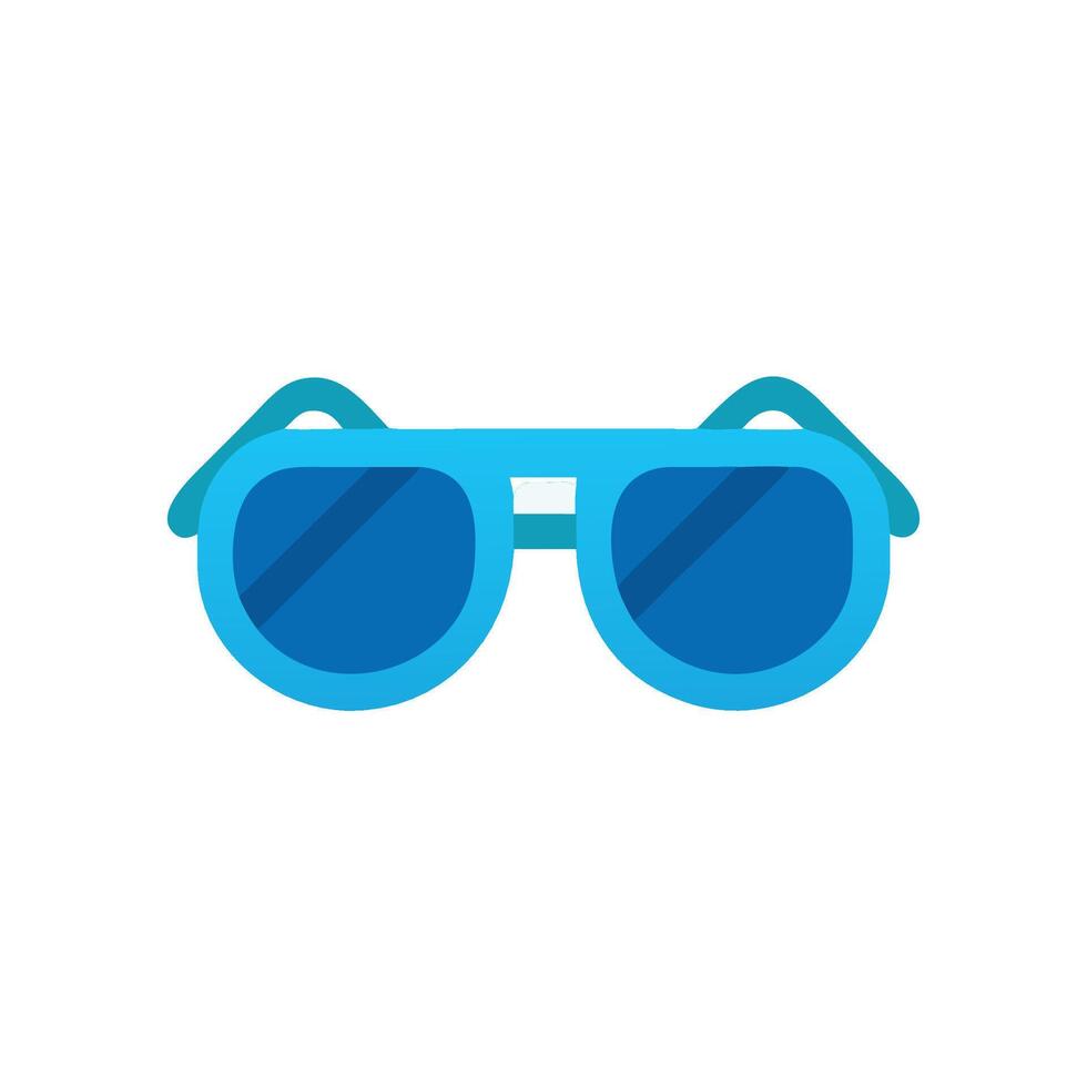 Stylish Sunglasses Flat Icon vector