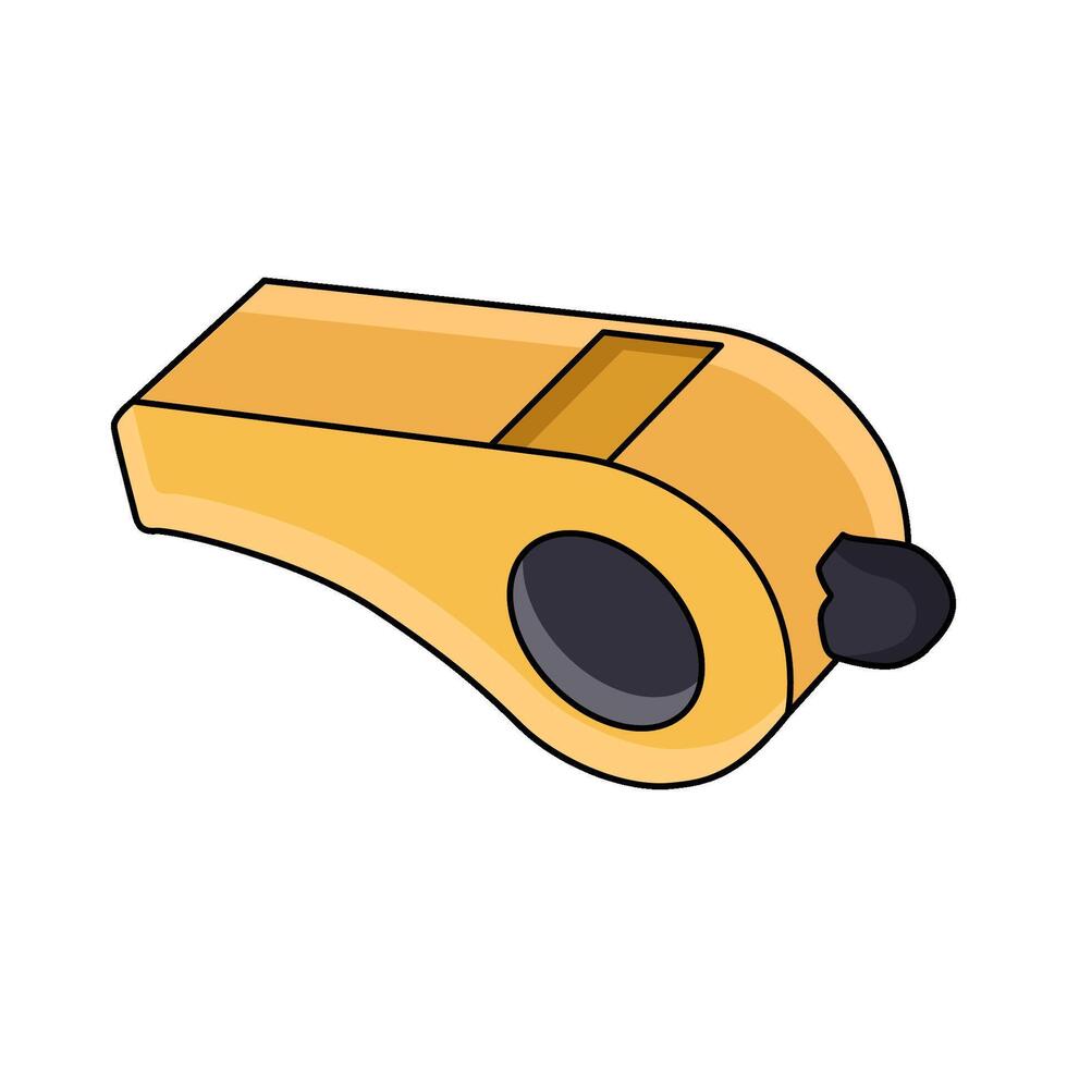 illustration of Yellow Whistle vector