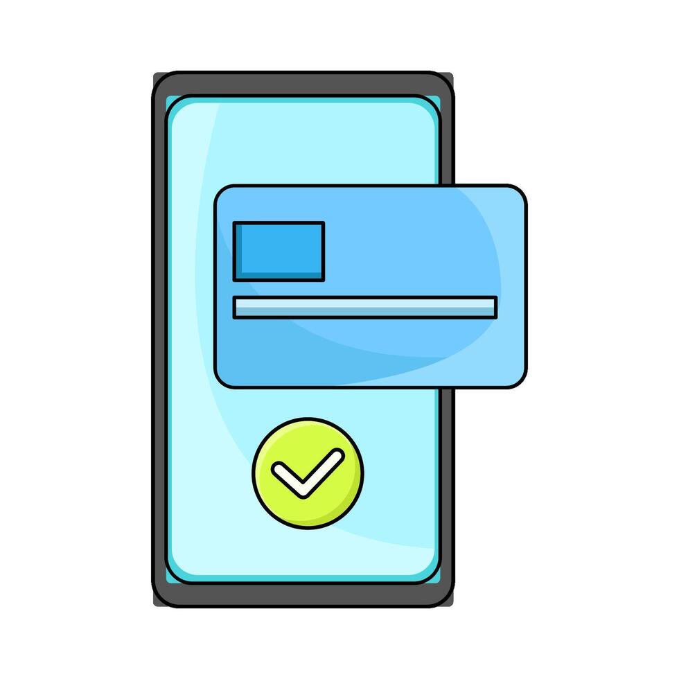 Digital Payment for Delivery vector