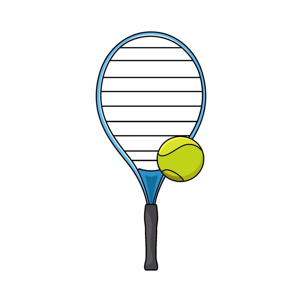 illustration of Tennis vector