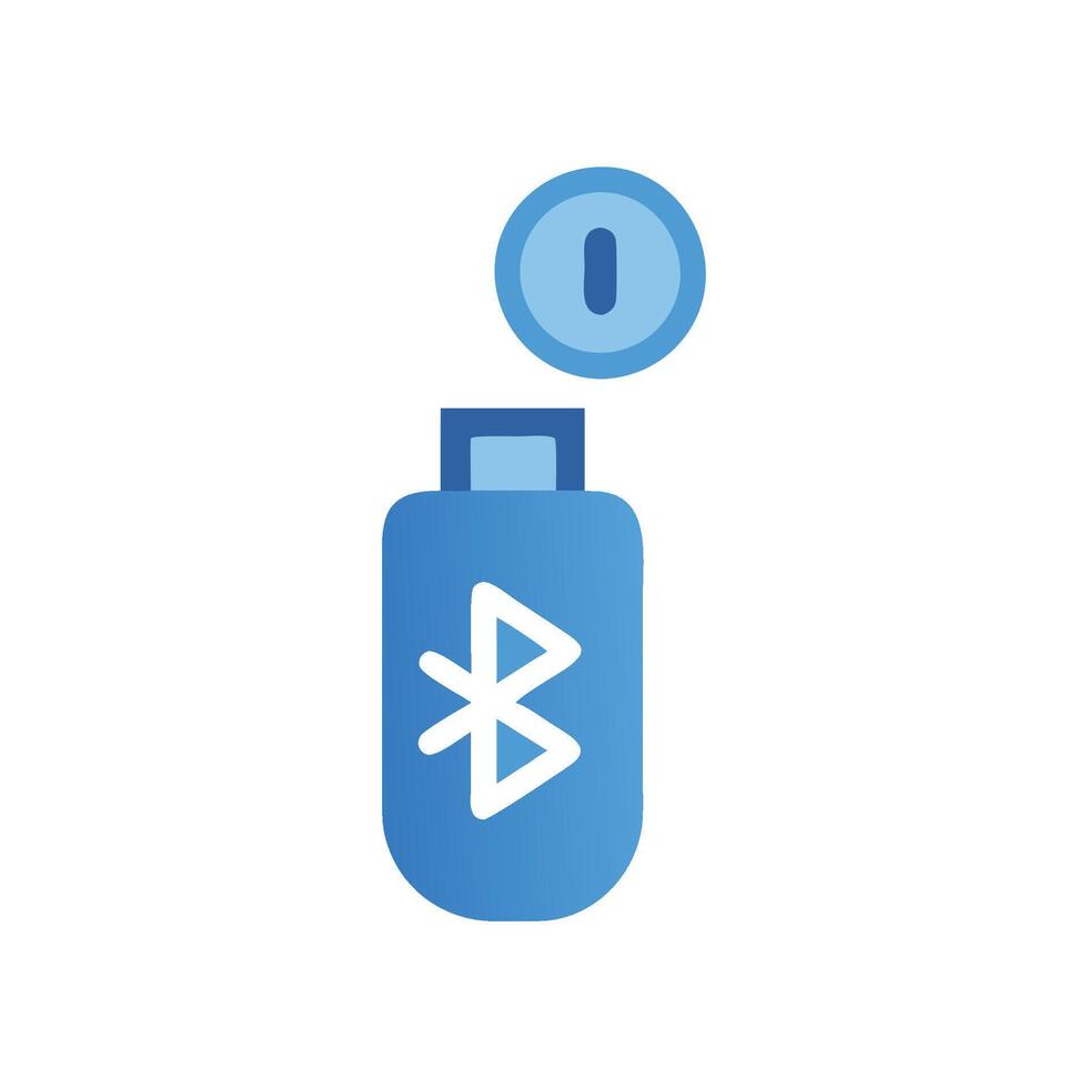 Innovative Bluetooth Adapter Concept vector