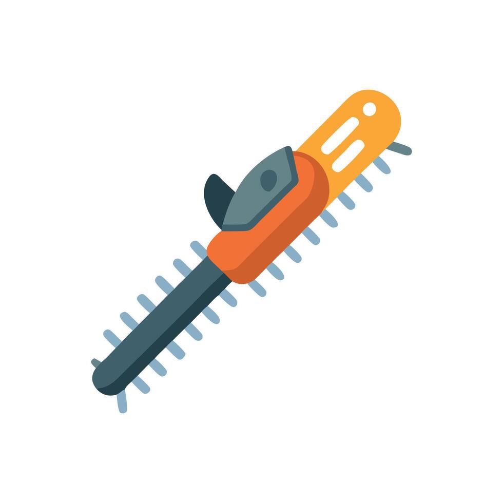 Innovative Cordless Hedge Trimmer Concept vector