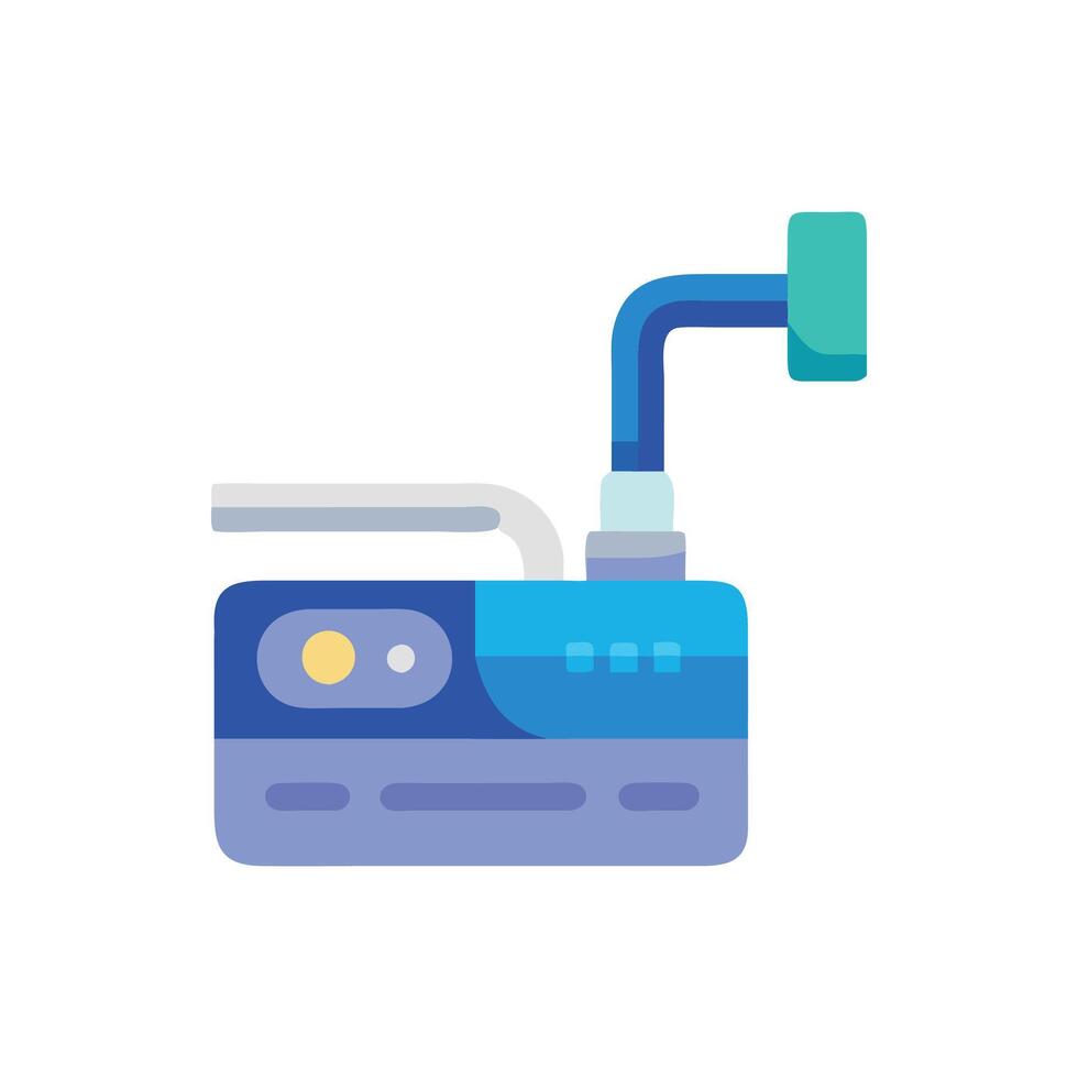 Reliable CPAP Machine Design vector