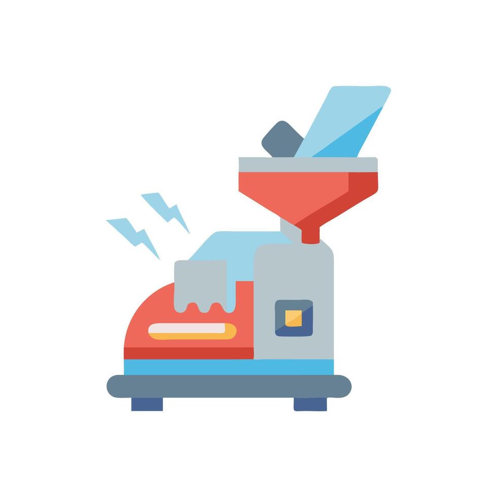 Dynamic Electric Ice Crusher Illustration vector