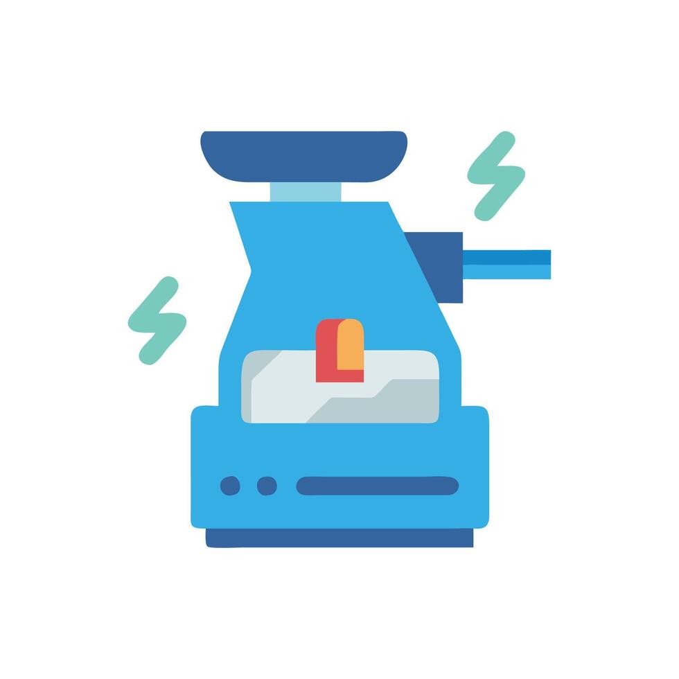 Electric Ice Crusher Icon for Drinks. vector