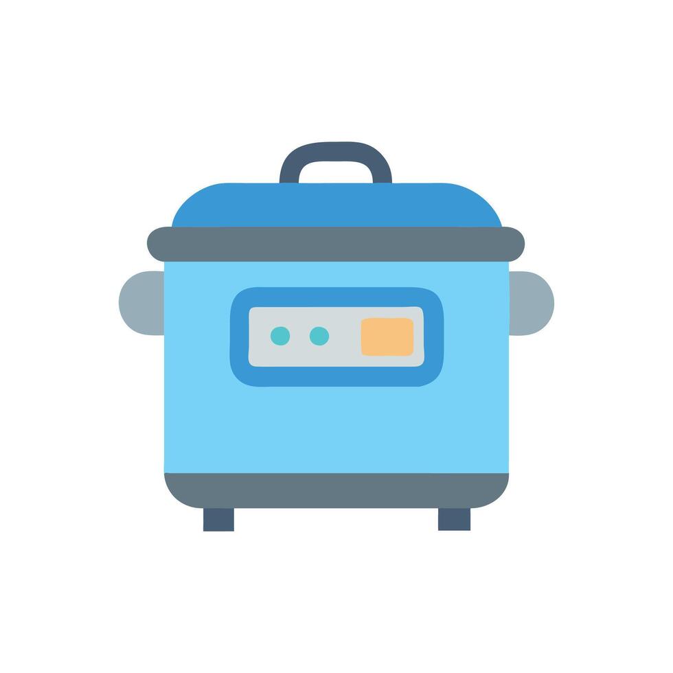 Stylish Electric Pressure Cooker Graphic vector